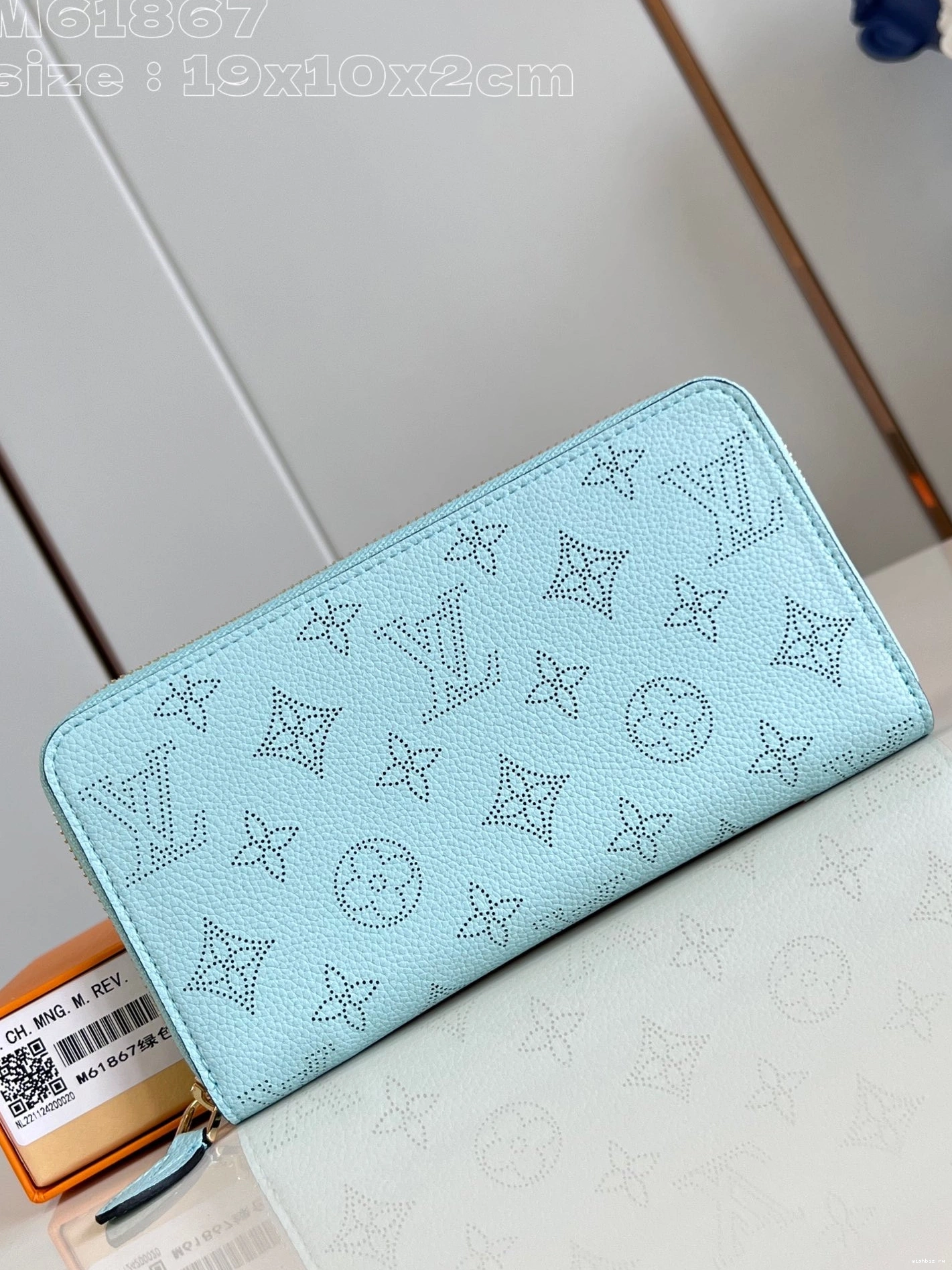 WIS cm VUITTON LOUIS WALLET-10*20*2 ZIPPY 1008